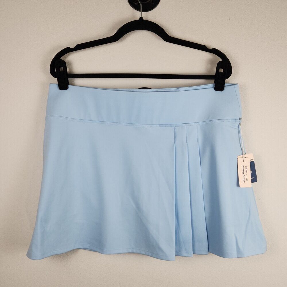 Tommy Bahama Skort Skirt Pleated Golf Tennis Pickleball A-Line Blue NWT - XL